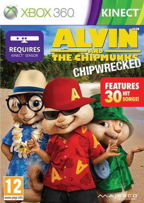 Компакт-диск с игрой для Xbox 360 Mouse 3 Alvin and the Chipmunks, английская версия