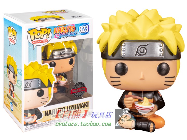#823 Ограниченное издание FUNKO POP Naruto Uzumaki Naruto Shippuden Eat Noodles