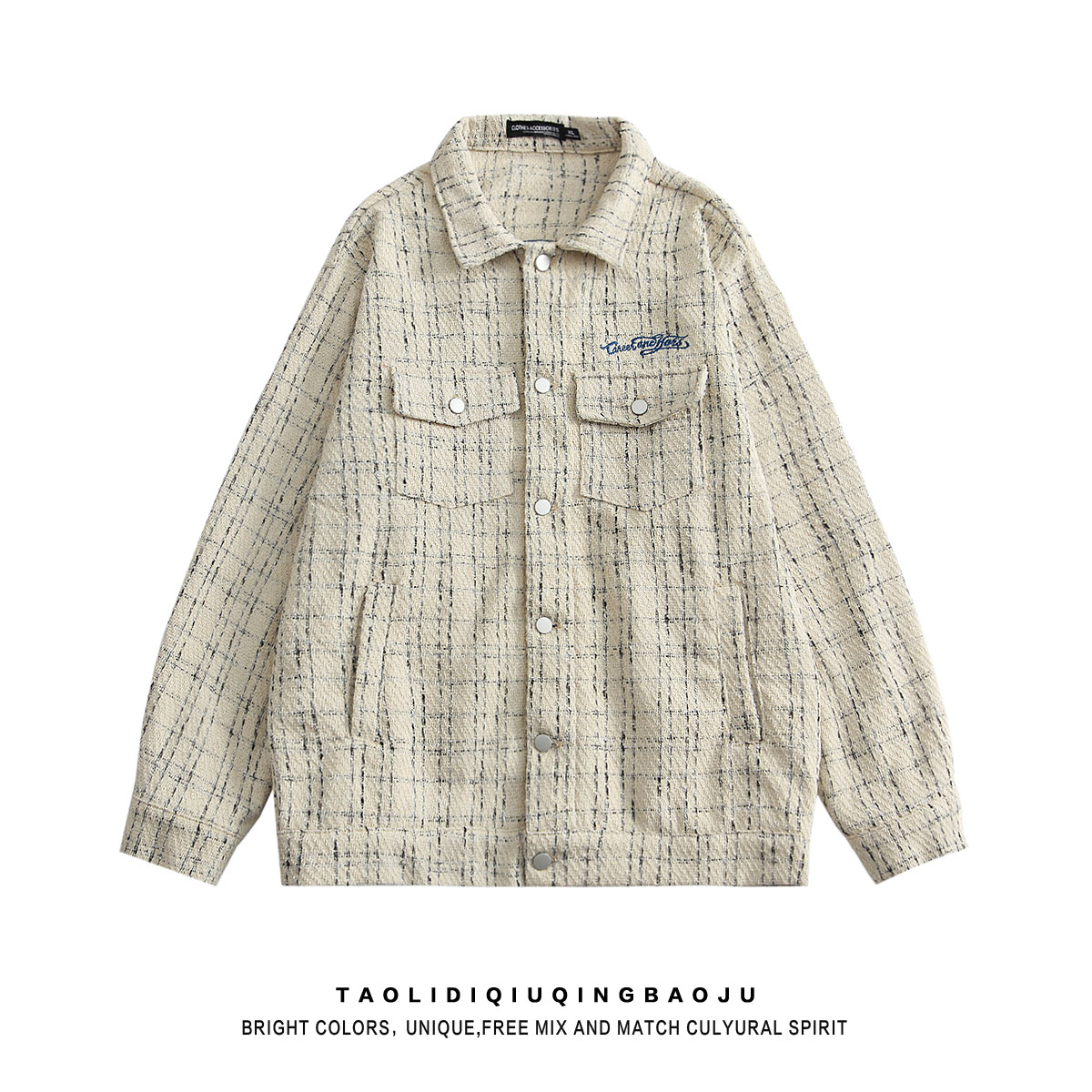 Корейская версия тонкой куртки в стиле Сяосян, женская осенняя новинка 2025 года, ins tide high street, свободная универсальная куртка для пары