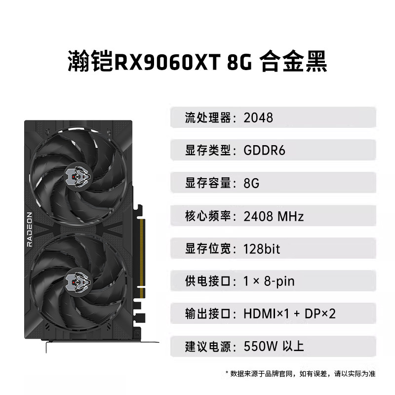 Совершенно новая видеокарта Hankai Xunjing Yingtong RX9060XT 16G с материнской платой Msi Gigabyte B650/B850 в комплекте