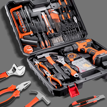 Tool set, household toolbox, multifunctional electric drill, hardware maintenance, home electrician, complete set, combination, car mounted