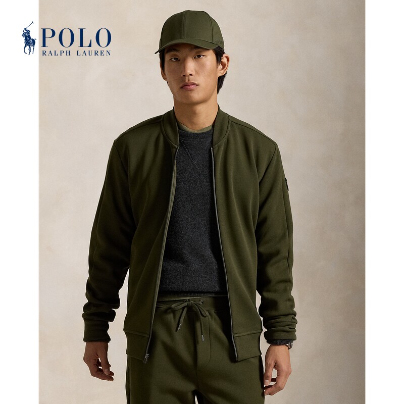 Ralph Lauren/мужская двухсторонняя вязаная куртка-бомбер Ralph Lauren 25 лет ранней весны RL19206