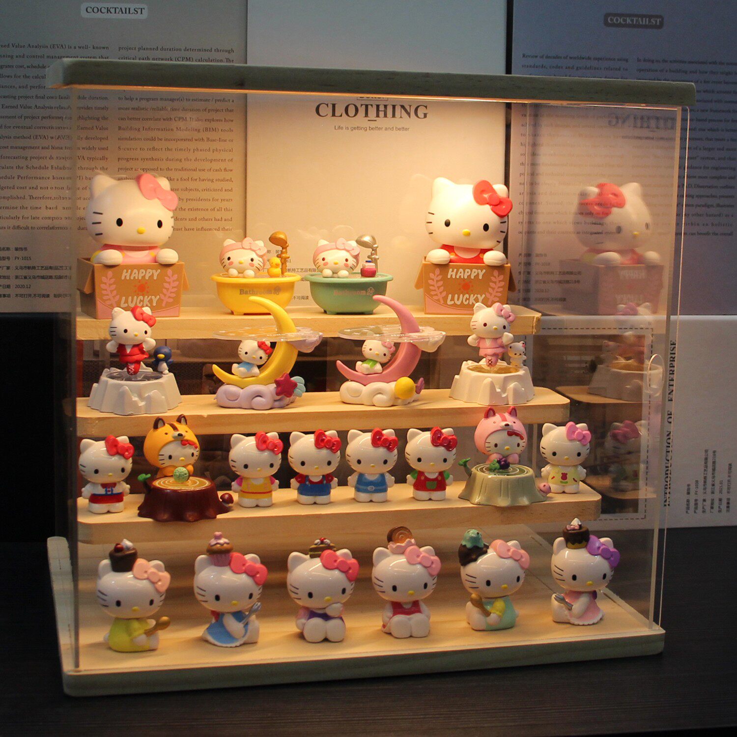 Симпатичное украшение для рабочего стола Hellokitty ручной работы Hello Kitty модная кукла KT cat модель серии кукол подарок