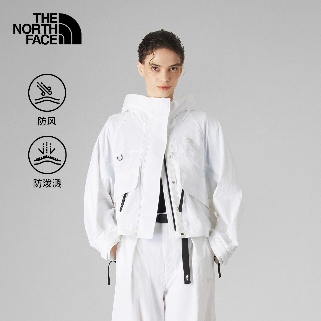 Дизайнерская женская куртка TheNorthFace north jacket UE А-образной формы, ветрозащитная и водоотталкивающая, 8E6R