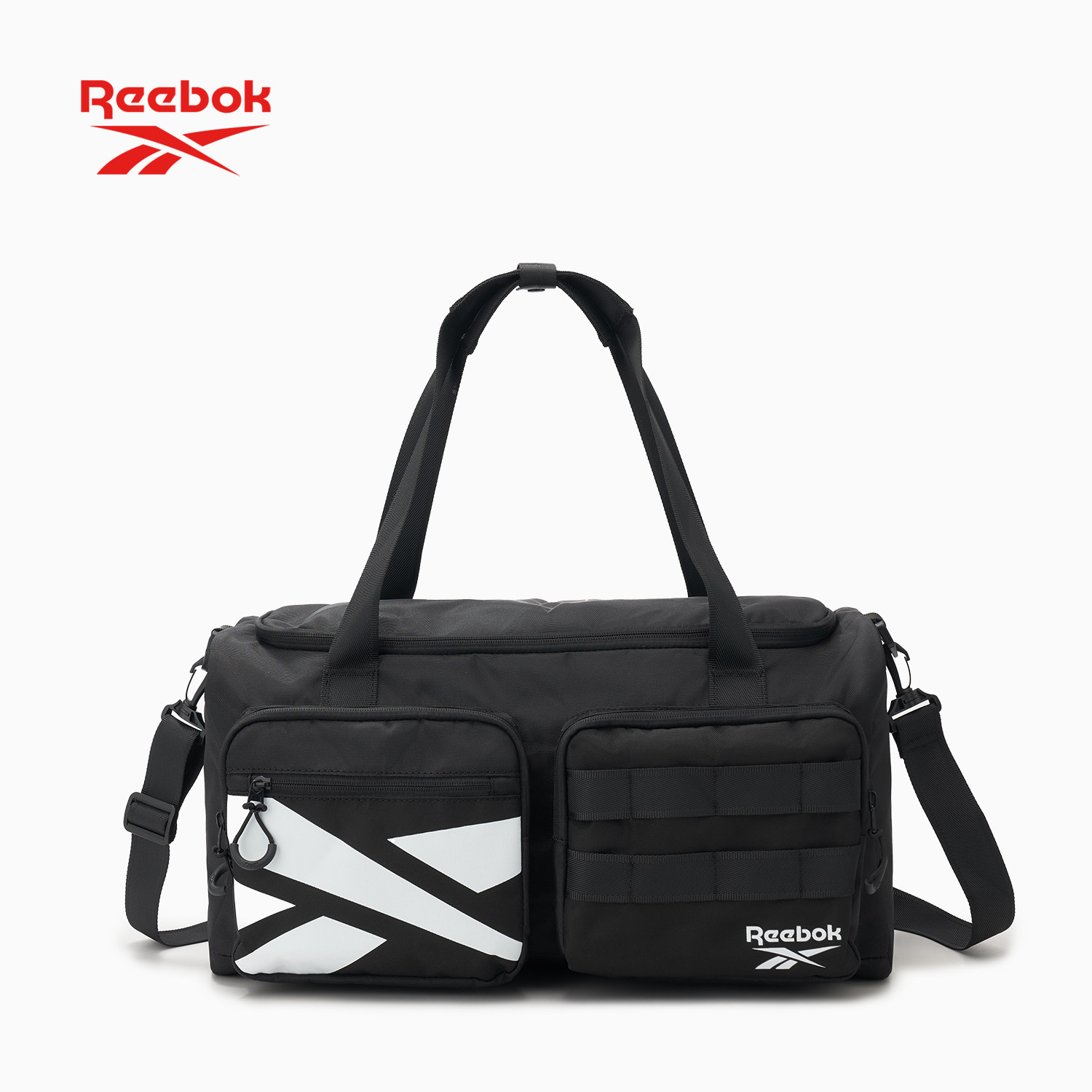 Спортивная сумка для фитнеса Reebok, женская водонепроницаемая дорожная сумка для багажа большой емкости, портативная легкая сумка для деловых поездок на короткие расстояния, мужская