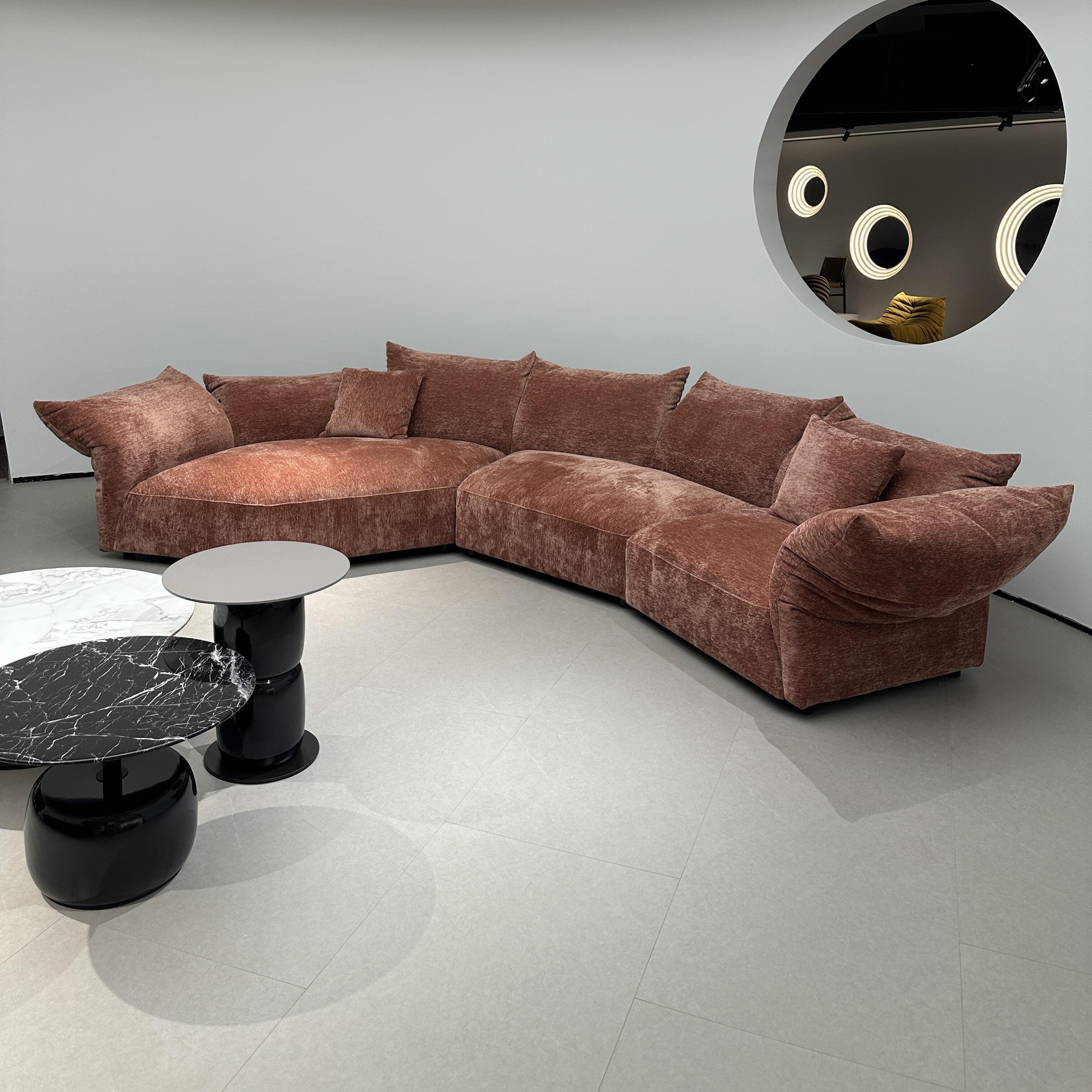 Дизайнерская элитная мебель модельный дом вилла большая квартира клубный особняк гостиная домашний диван современный и простой