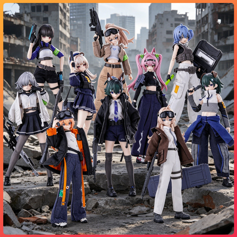 Подлинный Eden Industrial black iron rest charm Commoner blind Box 6-дюймовая подвижная кукла ручной работы BJD tide play украшение рабочего стола