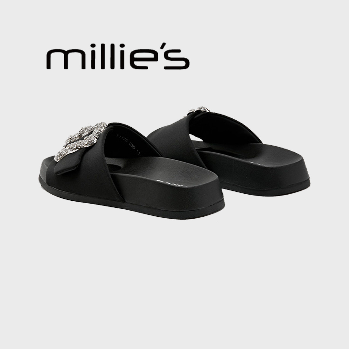 Сандалии на толстой подошве с открытым носком от MILLIE's/Miaoli, однотонные тапочки, ПЛЯЖНАЯ обувь, простая и универсальная модная ЖЕНСКАЯ ОБУВЬ