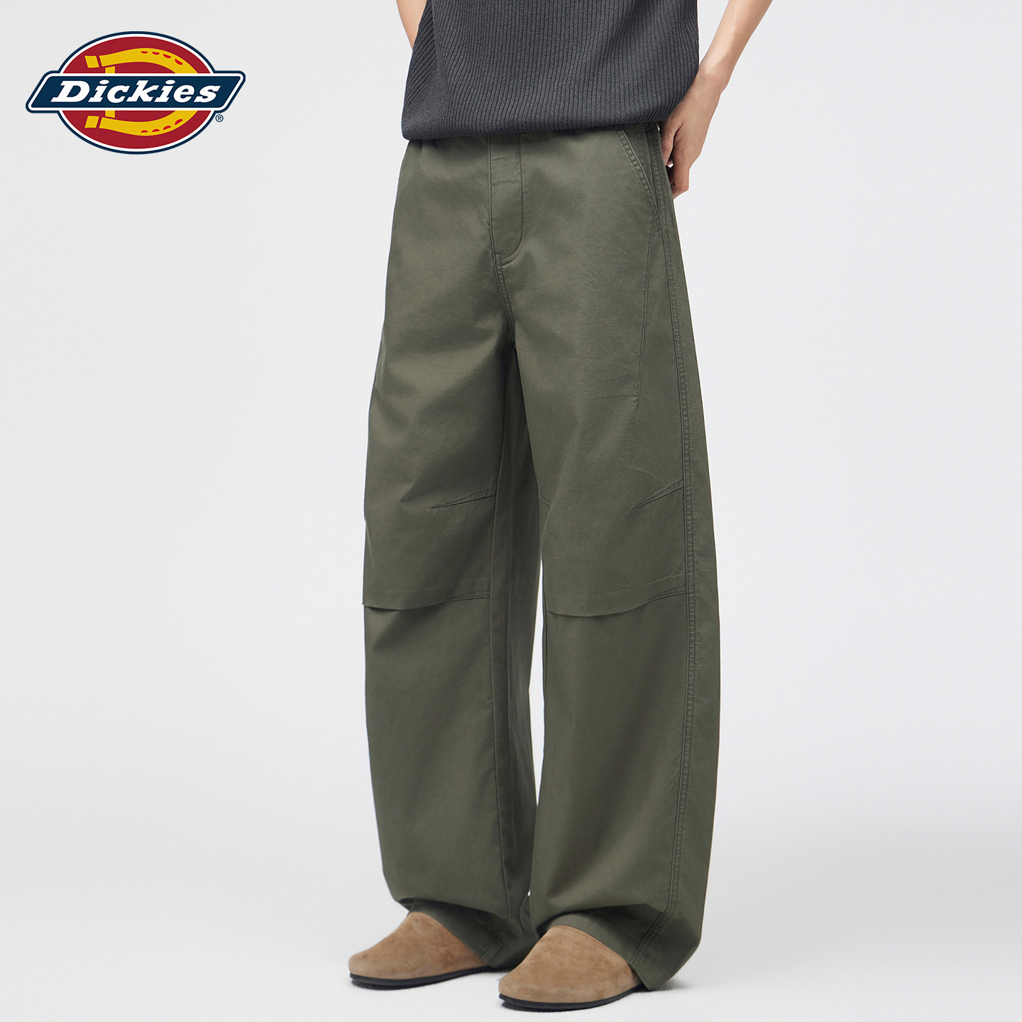 【100% хлопок】 повседневные брюки Dickies army green scimitar с широкими штанинами, мужские весенне-осенние свободные спортивные брюки