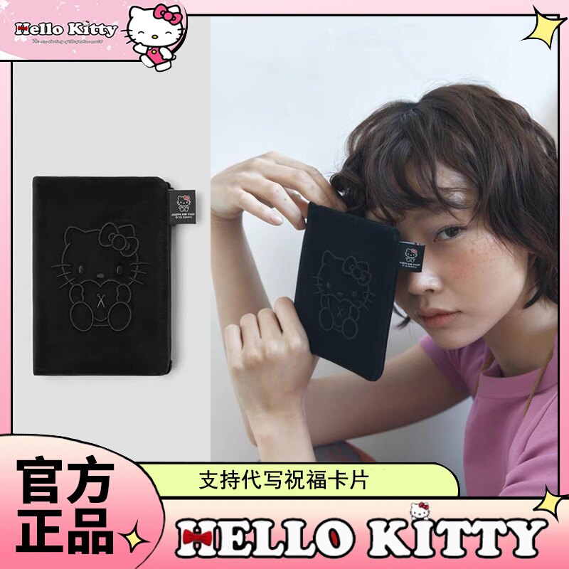 Япония покупает совместный держатель паспорта hello kitty Joseph travel storage black card holder wallet