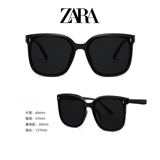 Солнцезащитные очки ZARA женская корейская версия с маленьким лицом 2026 новые солнцезащитные очки для мужчин с защитой от ультрафиолета высокого класса в крупной оправе