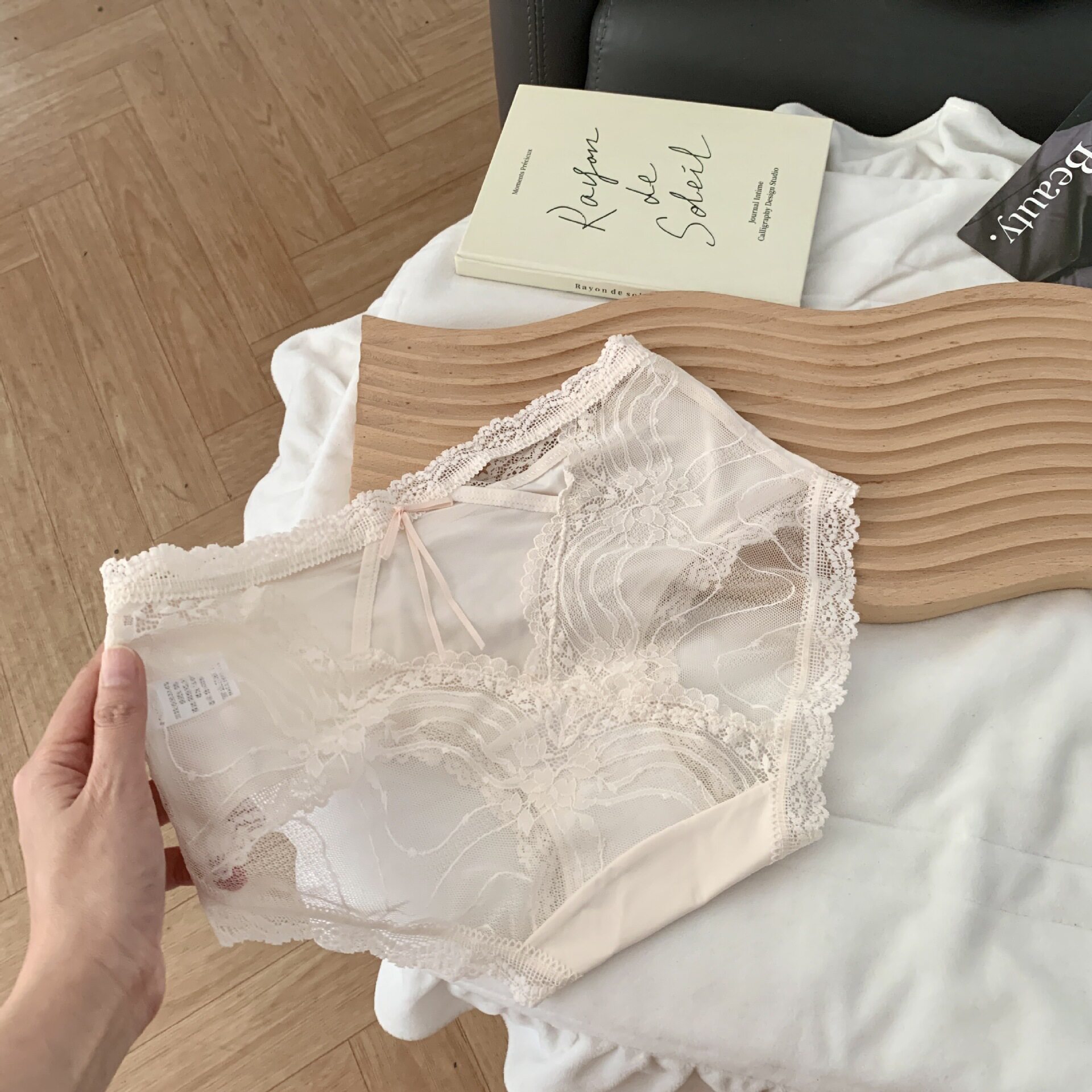 Кружевные трусики Pure desire royal sister, женские трусики со средней талией из чистого хлопка, антибактериальная нижняя часть промежности, сексуальные треугольные шорты с полыми ягодицами для девочек