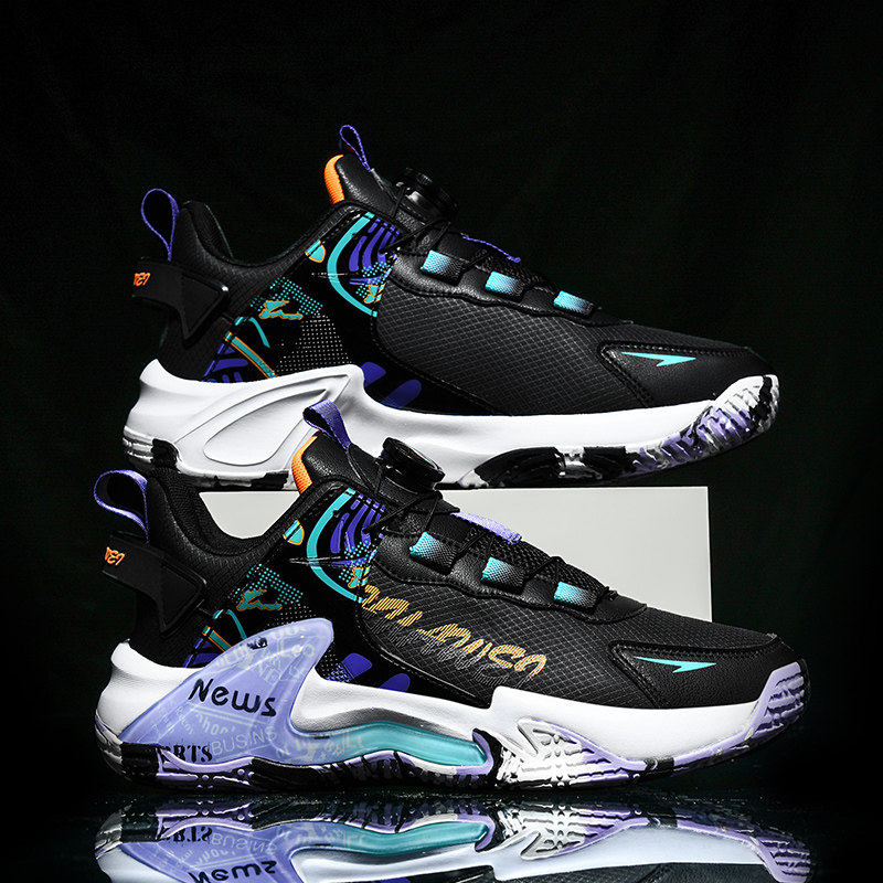 The little devil and the angel leisure shoes have a new high-breathing, high-breathing, basketball culture sneakers.