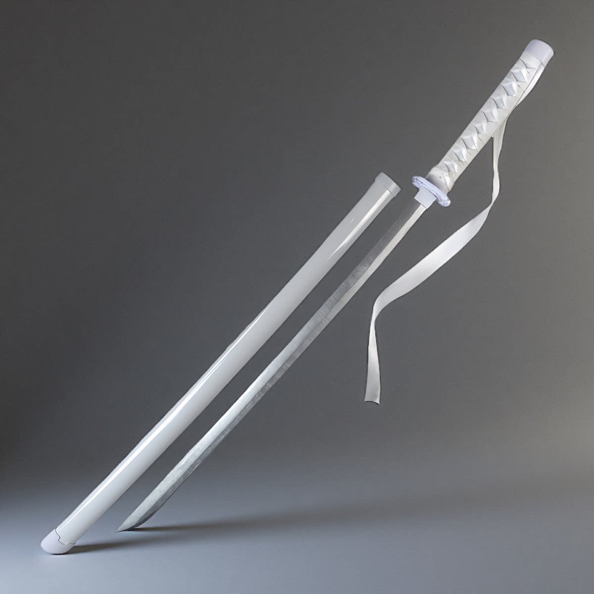 Beginner's version of the white wooden sword, similar to the one worn by Shirayuki Yori, used for practice and as a prop for cosplay. It's a toy bamboo sword.