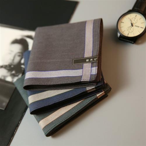 Hemuji Pure Cotton Handkerchiefs for Men, All-Cotton Sweat-Absorbent Handkerchiefs from Xinjiang Long-Staple Cotton, Father's Day Gift