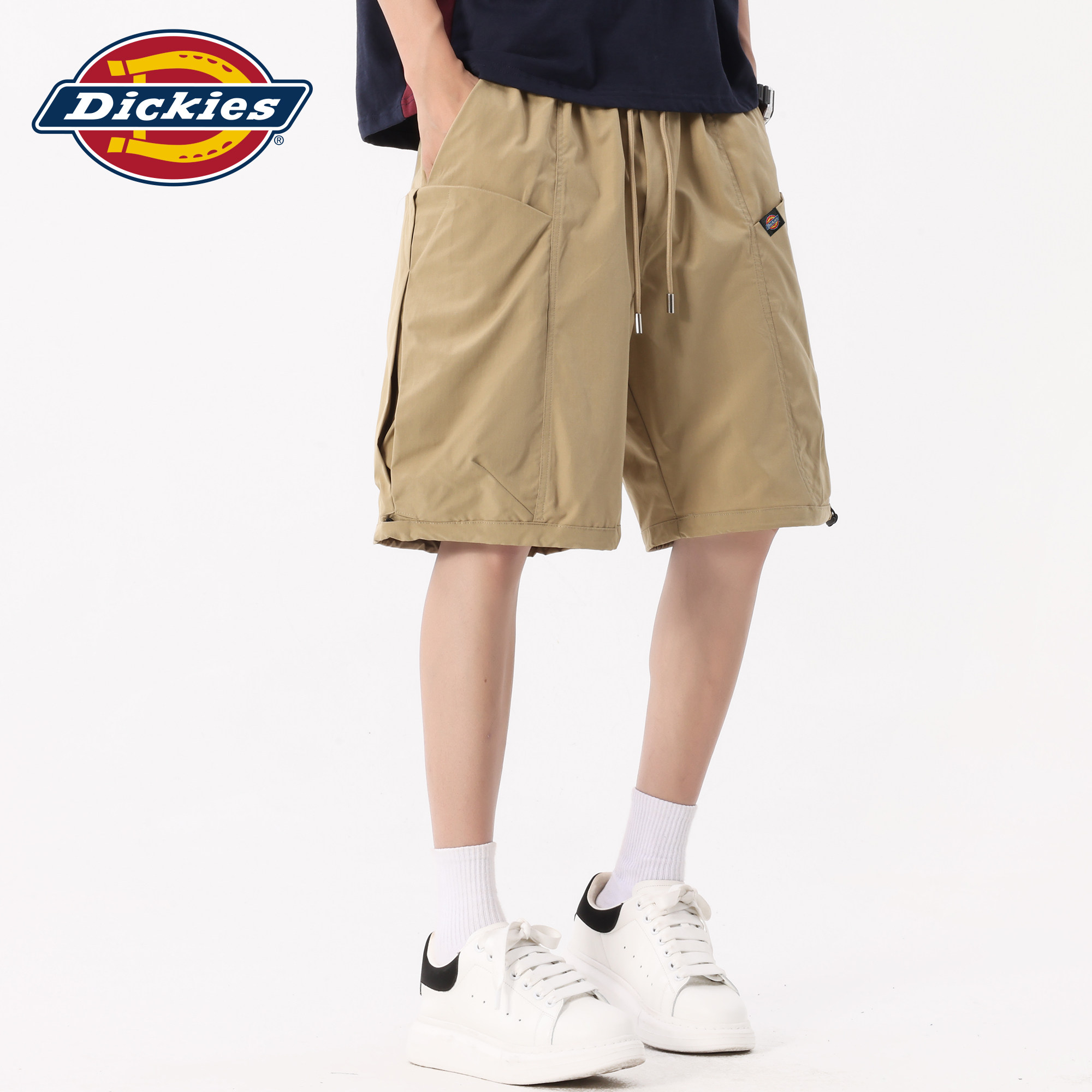 Крутые шорты Dickies emperor, мужские летние брендовые шорты tide, однотонные универсальные повседневные прямые брюки с несколькими карманами, пятиточечные брюки