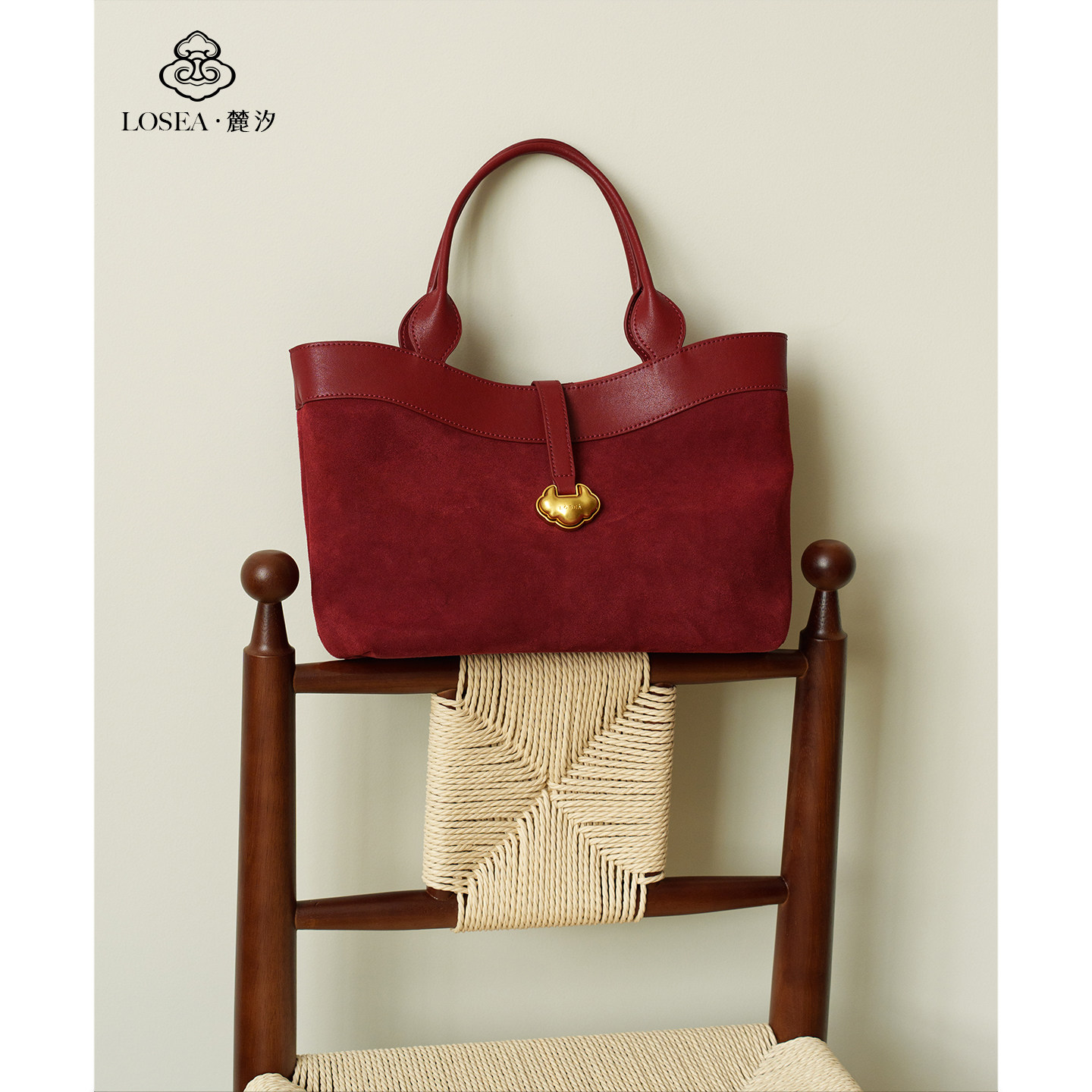 LOSEA Luxi оригинальная новая китайская сумка-тоут 