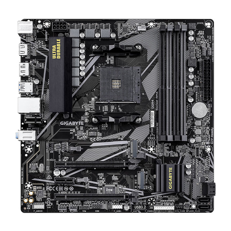 Процессор AMD Ruilong 5600 5600GT 5700X 5700G с материнской платой Gigabyte B550M