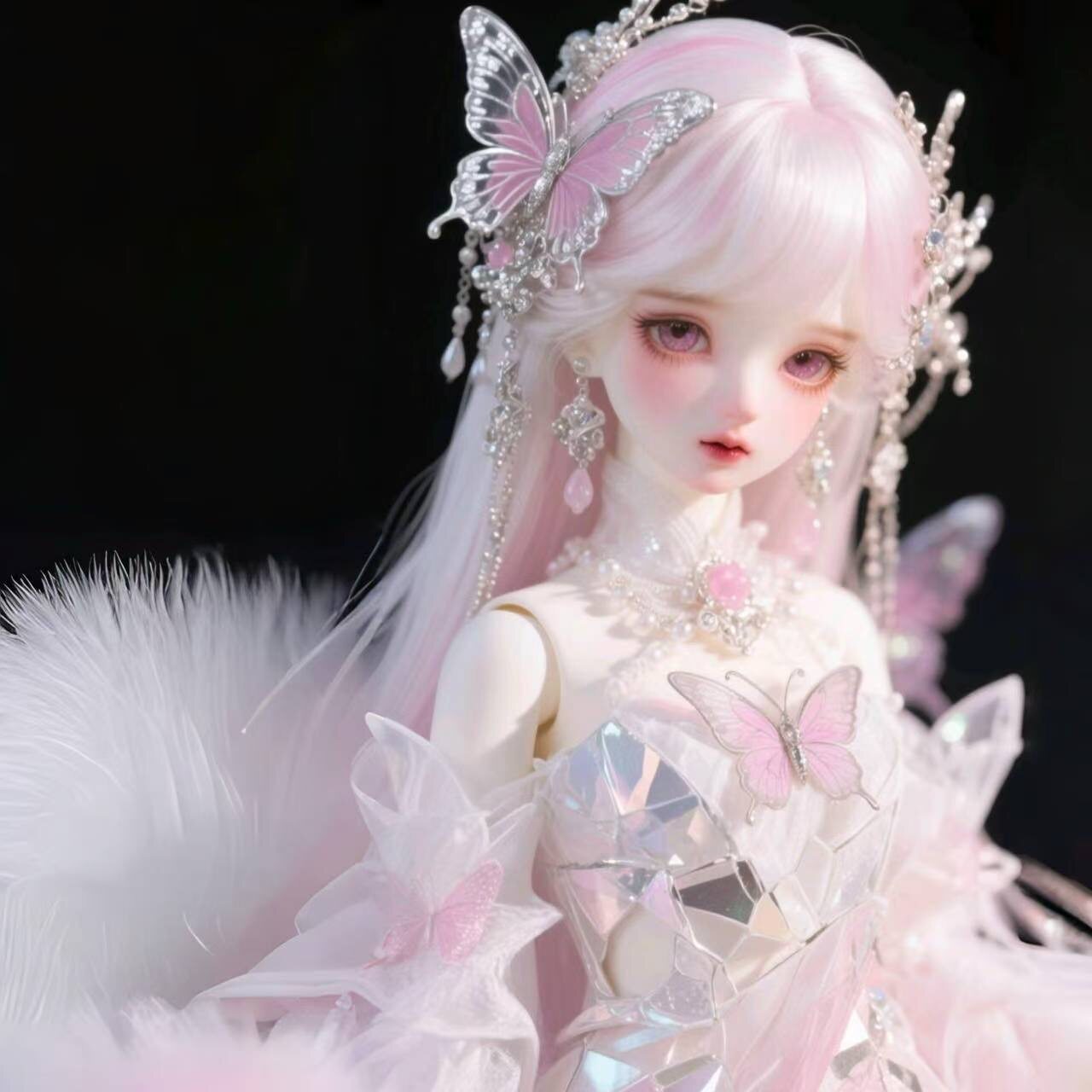 Изысканный кукольный костюм в национальном стиле Hanfu princess girl toy joint movable tide play decoration blind box коллекция подарков