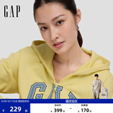 [Одобрение Cheng Yi] Свободный свитер с капюшоном и вышивкой нового логотипа Gap для мужчин и женщин, весна 2026, 854670
