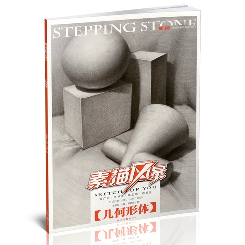 Sketch Storm Geometric Body Song Yanhui постучал в дверь кирпичный рисунок гипсовый геометрический куп