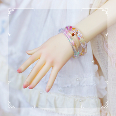 taobao agent R.I.A家『童趣』三分bjd sdgr 大女娃用原宿风亮片星星手环 X179