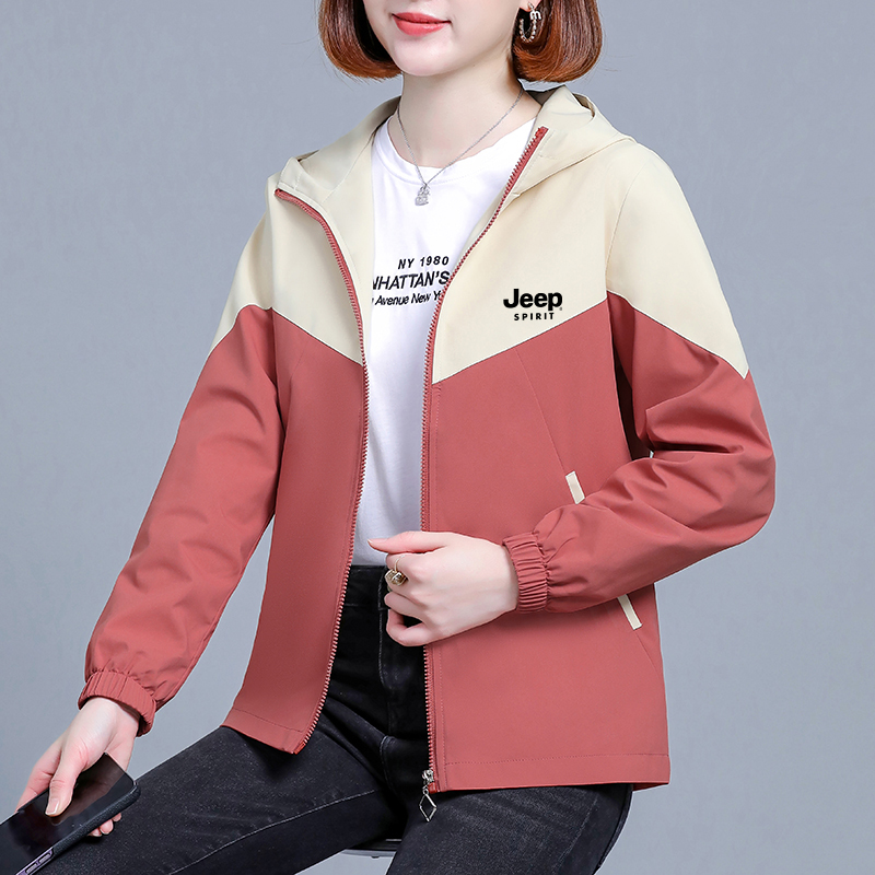 Jeep jeep outdoor jacket куртка женская 2025 новая весенне-осенняя ветрозащитная альпинистская куртка-ветровка