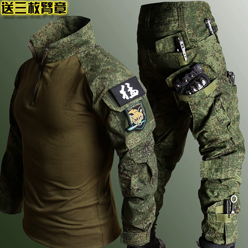 Камуфляжный тактический лонгслив, штаны, комплект, футболка, в американском стиле, короткий рукав, мужской стиль, полный комплект