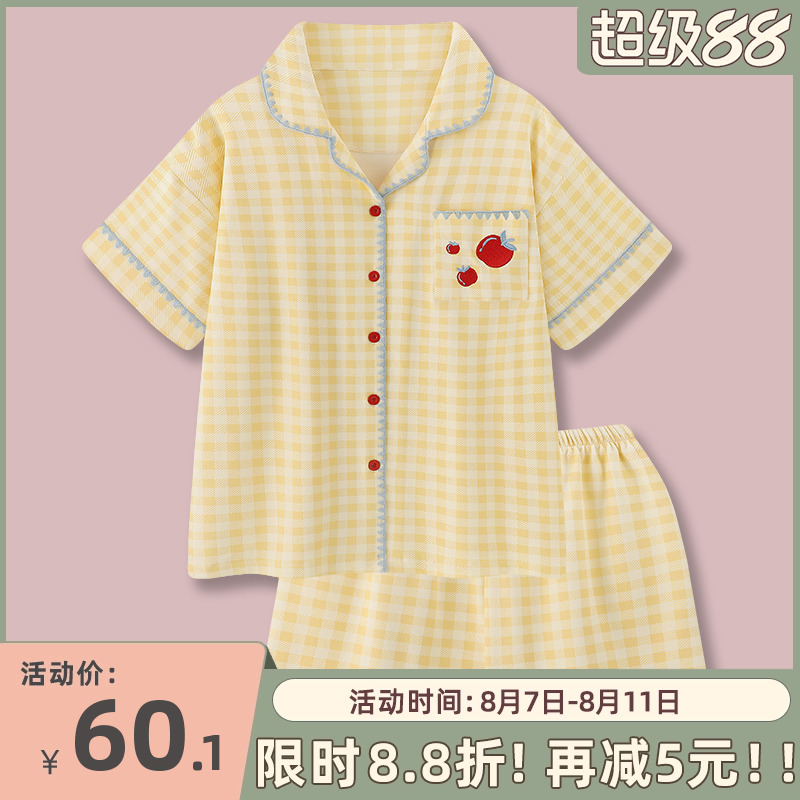 Милая хлопковая пижама с рисунком 