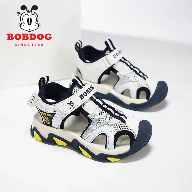 Сандалии Babudou boys Baotou на летней нескользящей мягкой подошве, новинка 2025 года, для маленьких и средних мальчиков и детей, детская пляжная обувь