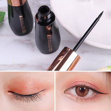 Oumeng eyeliner liquid for women waterproof genuine non dizzy hard head dye lasting soft head fine soft hair bottle liquid eyeliner pen