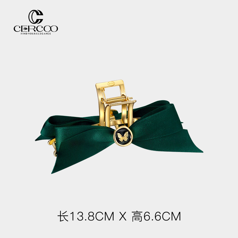 Cercoo/Роскошная одежда Kou butterfly clothes totem, высококачественная заколка для волос, большой объем волос, большой размер, на затылке, закругленные волосы, заколка-бантик