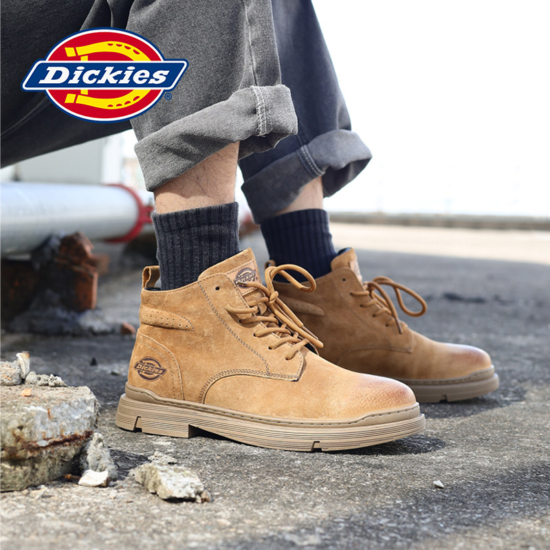 Ботинки Dickies Martin; мужские осенние ботинки; новая мужская обувь в британском стиле в стиле ретро; кожаные полусапожки; уличные ботинки; мужские