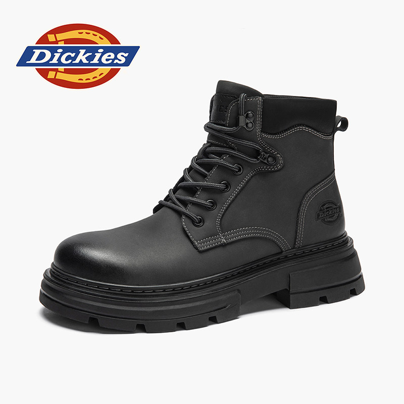 Мужские ботинки Dickies Martin; коллекция 2025 года; новые зимние ботинки; мужские полусапожки из британской кожи; уличные трендовые ботинки с оснасткой