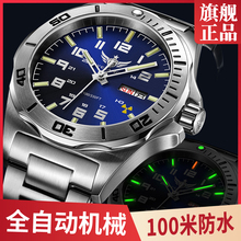 Wild Wolf Watch Men's Authentic Brand Automatic Mechanical Watch Night Glow Waterproof Famous Watch Sports Business Watch V1019