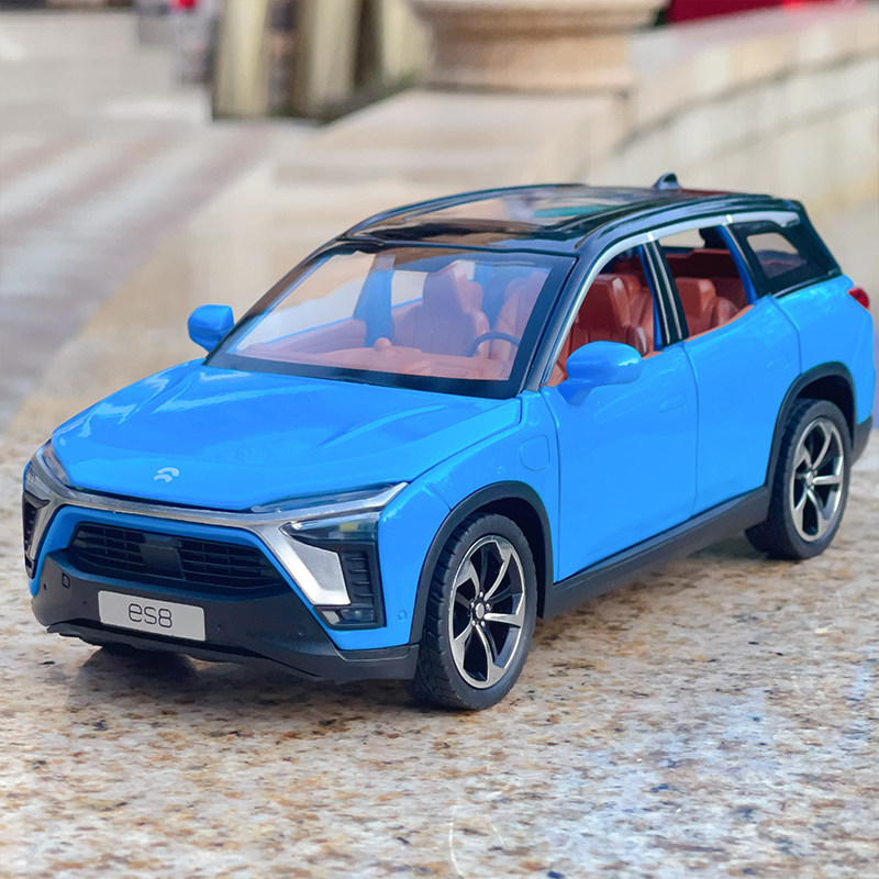 Новый энергетический автомобиль NIO NIOes8 simulation 1:24 большая легкосплавная модель автомобиля, украшение коллекции мужских игрушечных автомобилей