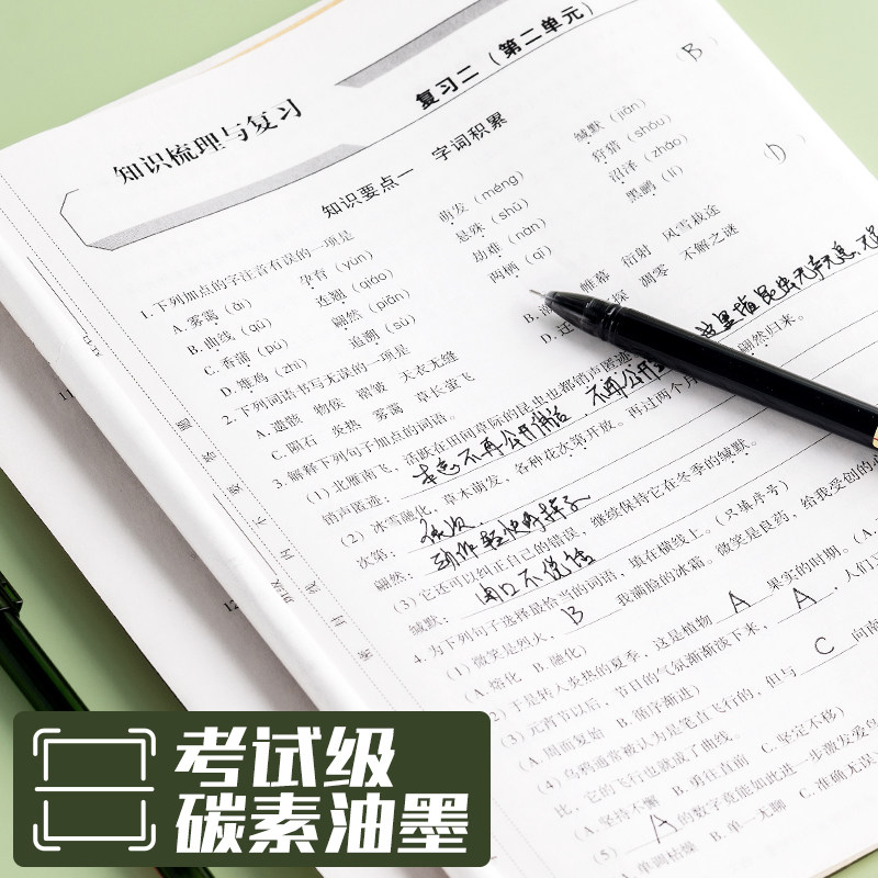 Гелевая ручка Chenguang Youpin AGPA1701 с полной игольчатой трубкой, простая ручка для подписи студентов с содержанием сажи 0,5 на экзамене, специальное благословение храма Конфуция, пресс для заправки офисной воды, красная и синяя шариковая ручка, канцелярские принадлежности