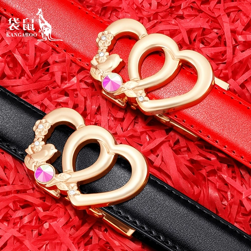 Кенгуру, трендовый модный ремень, джинсы, штаны, из натуральной кожи