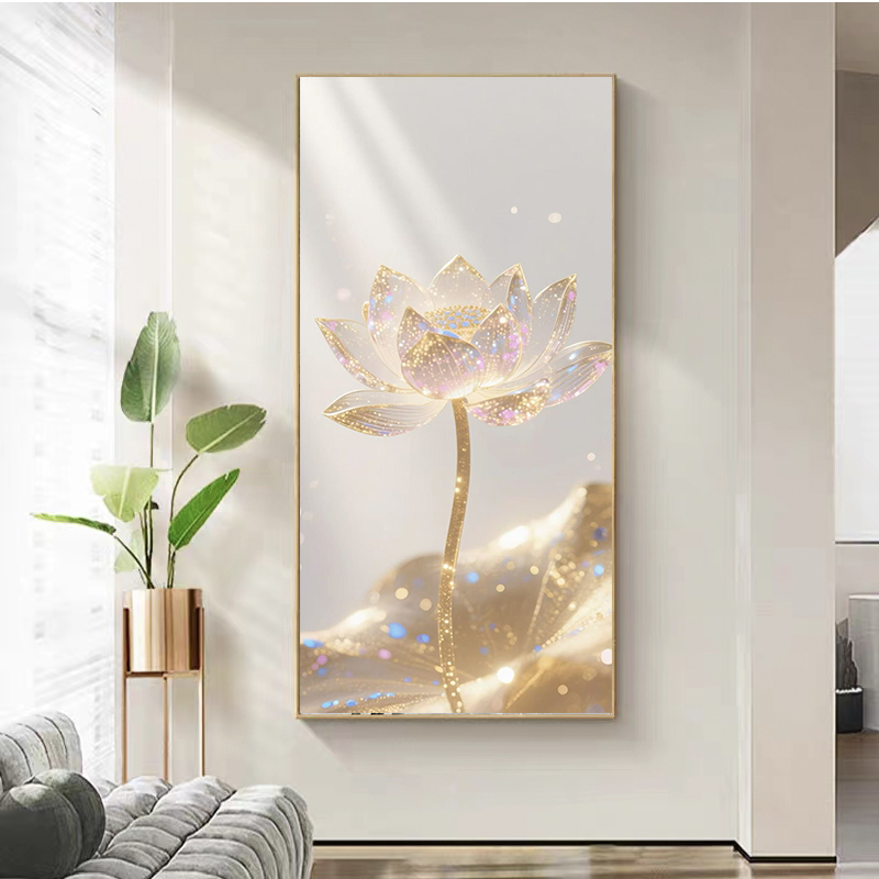 Высококачественная алмазная роспись sense of lotus, наклейки на крыльцо гостиной, вышивка крестиком в китайском стиле, новинка 2025 года, ручная работа, мигающие алмазные наклейки