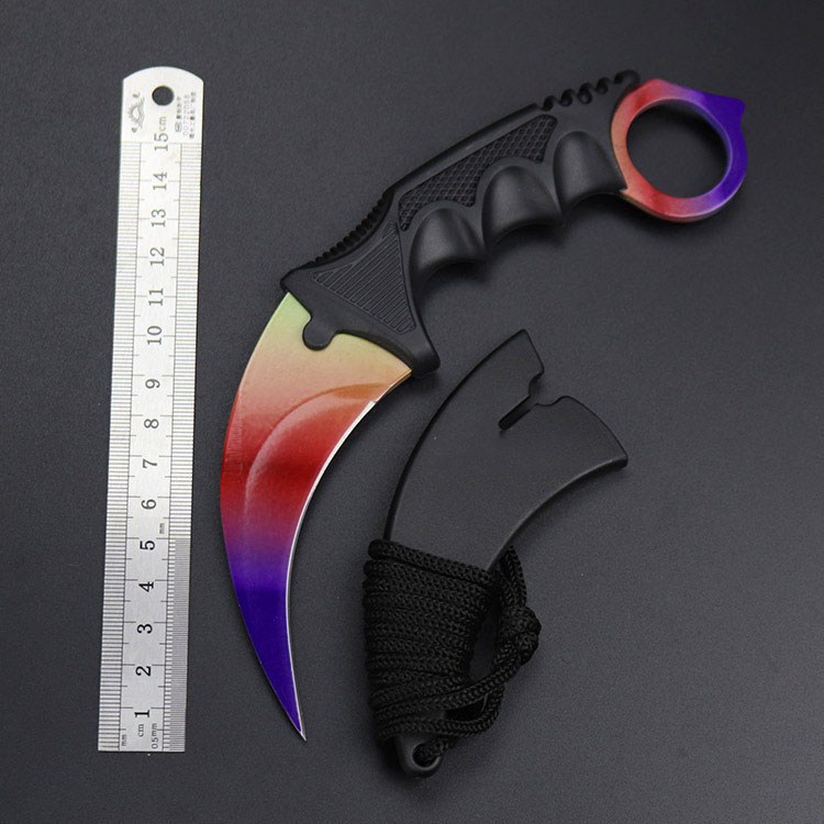 нож csgo периферийная игра физическая модель ножа-когтя игрушечный реквизит металлический предмет ручной работы нож с орлиным когтем без лезвия