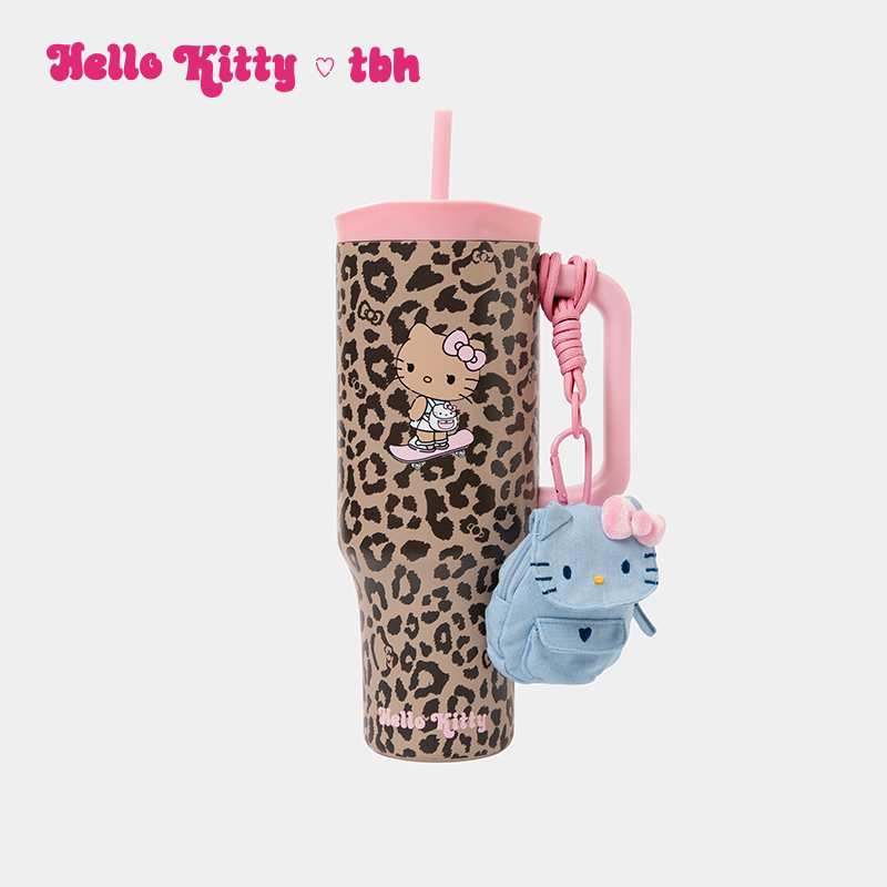 tbh Brutalist Home Hello Kitty Вакуумная колба для Биг Мака с соломинкой из нержавеющей стали, чашка для воды, подарок