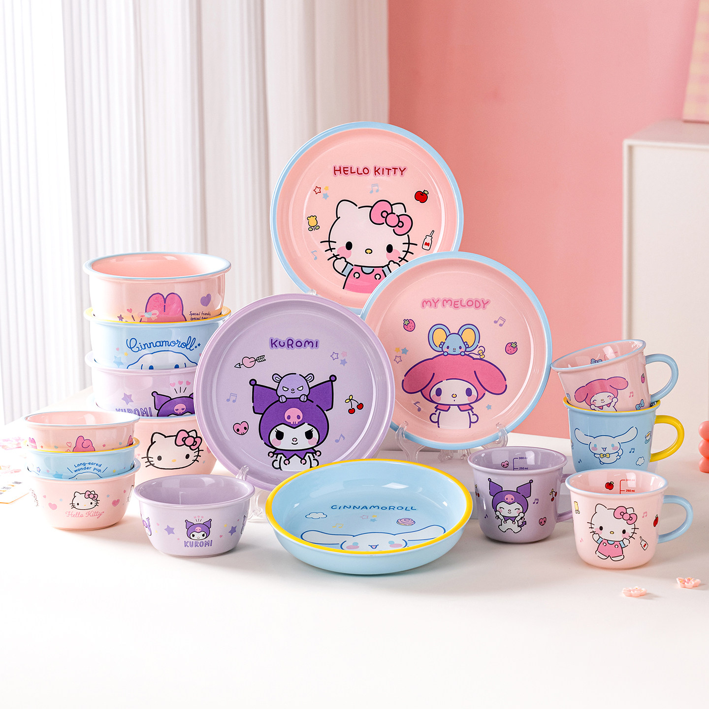 Керамическая миска HelloKitty бытовая детская миска для риса милый набор посуды для девочек персональная миска высокой ценности