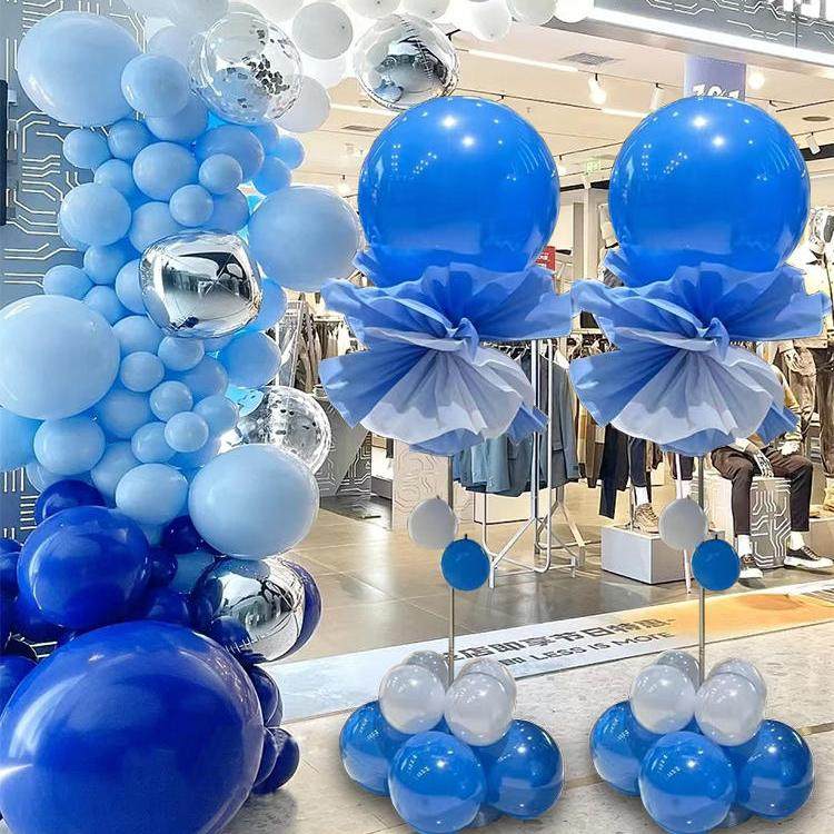 Воздушный шар синего цвета Klein размером 5 дюймов, 10 дюймов, 12 дюймов, 18 дюймов, 36 дюймов, латексное художественное моделирование, воздушный шар длиной 260 см