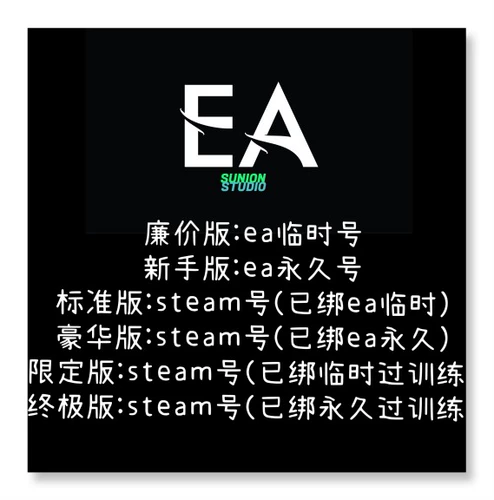 Учетная запись учетной записи EA White Number Apex EA Платформа завершена