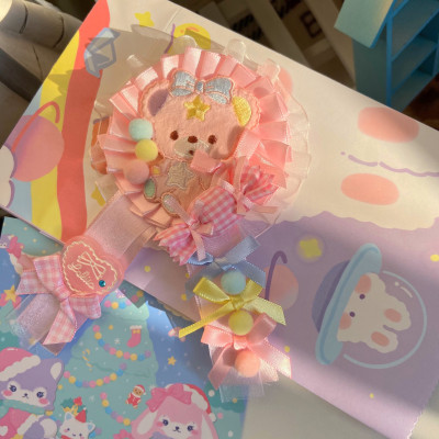 taobao agent 【小熊幼稚园胸章】原创手作Lolita洛丽塔甜呲胸章配饰小物可爱jk
