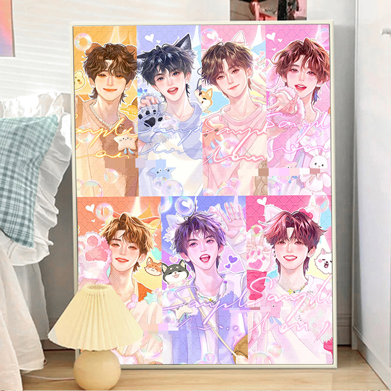 2025 новая супер милая эра молодежной лиги DIY алмазная живопись ручной работы вышивка крестиком гостиная спальня кирпичные наклейки