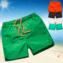 Beach pants store has had repeat customers with over a thousand different colors of shorts. Beach pants are popular on the internet, trendy for men, loose fitting, solid color, social spirit, young men, shorts for outdoor wear, and sporty cropped pants