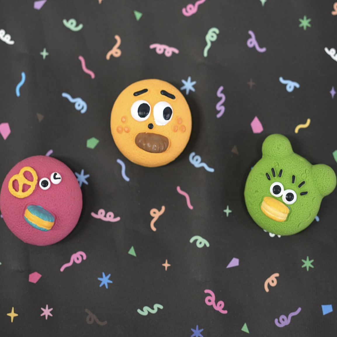 Parisdog оригинальная игрушка для домашних собак, индивидуальность, уродливое милое выражение лица, защита окружающей среды, латексный вокальный рельефный мяч