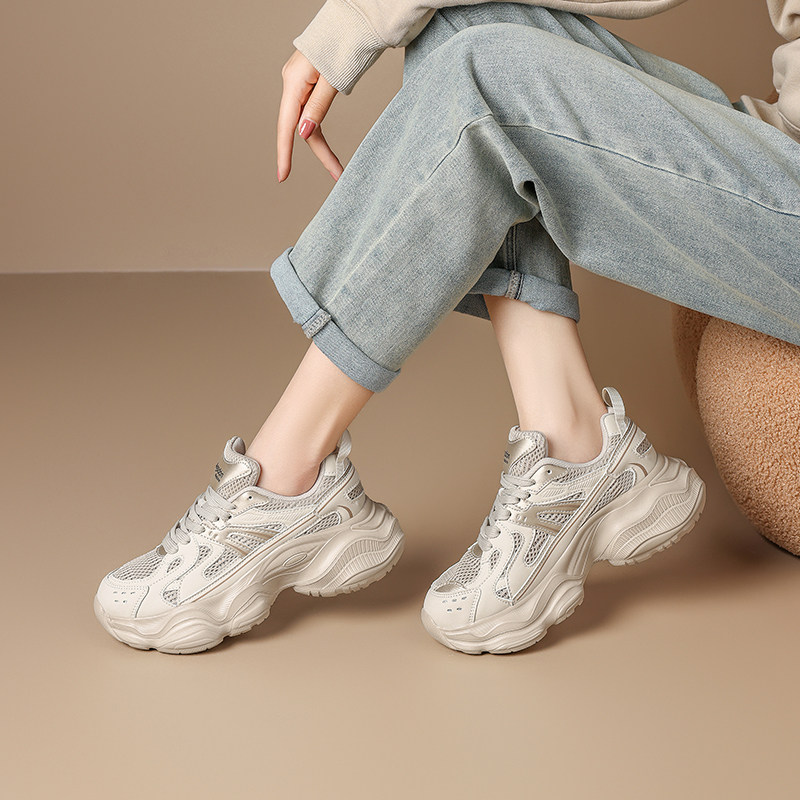 Женская обувь Daddy shoes, новинка 2026 года, осенняя обувь на платформе, детская обувь великолепна...