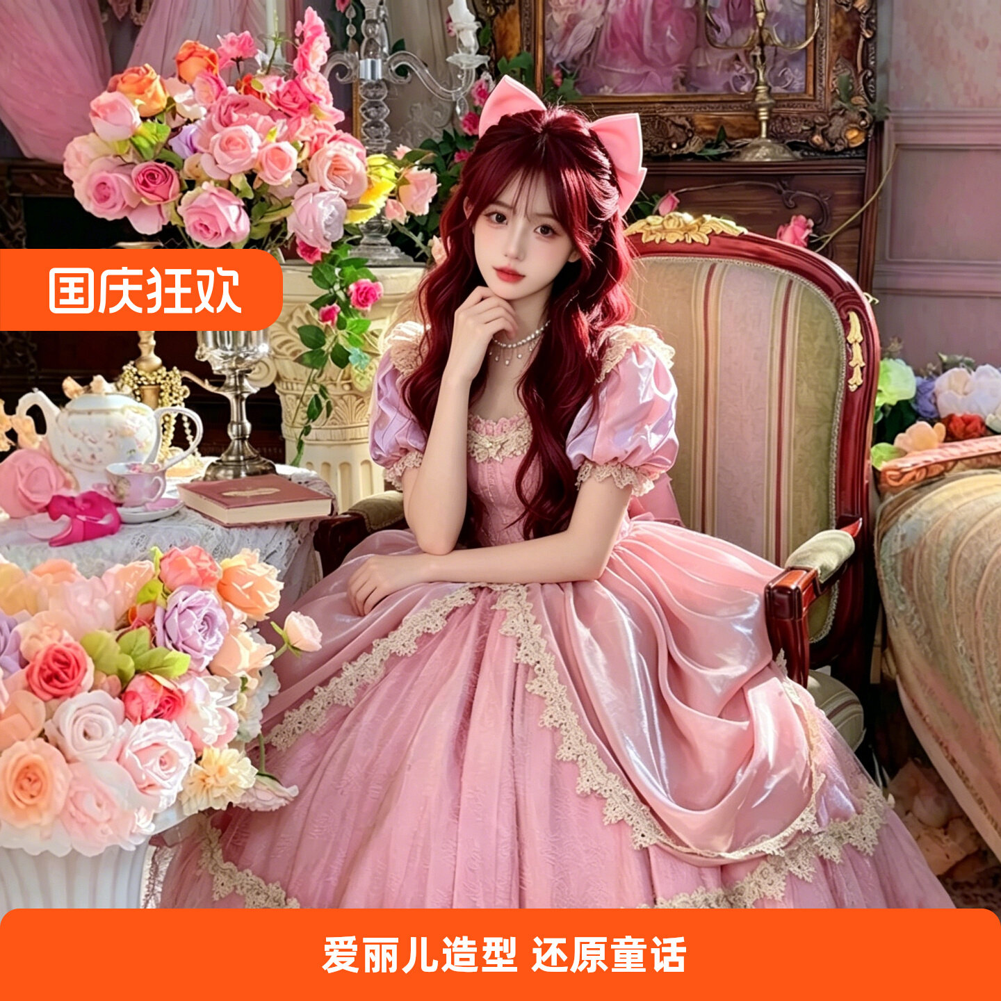 Принцесса-русалка!Одежда Диснея ~ компания Ariel princess dress co...